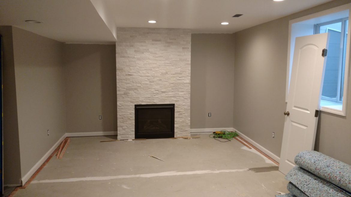Room with Fireplace